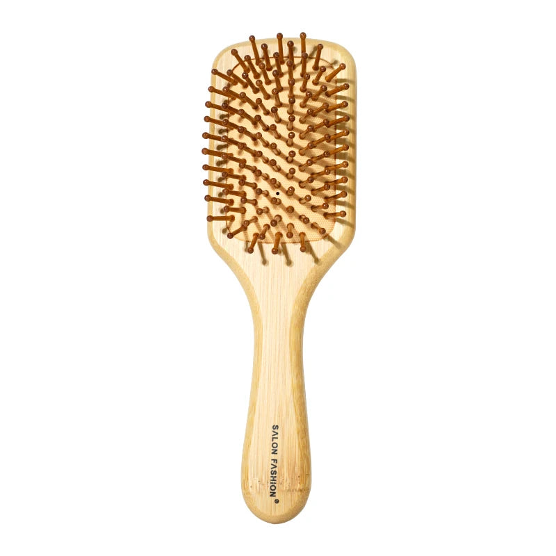Peine De Madera De Gato Bonito, Peines Para El Cabello De Masaje De Bambú, Cepillos Para El Cabello Antiestáticos Naturales, Peine De Masaje Para El Cuidado Del Cabello, Herramienta De Estilismo De Peluquería