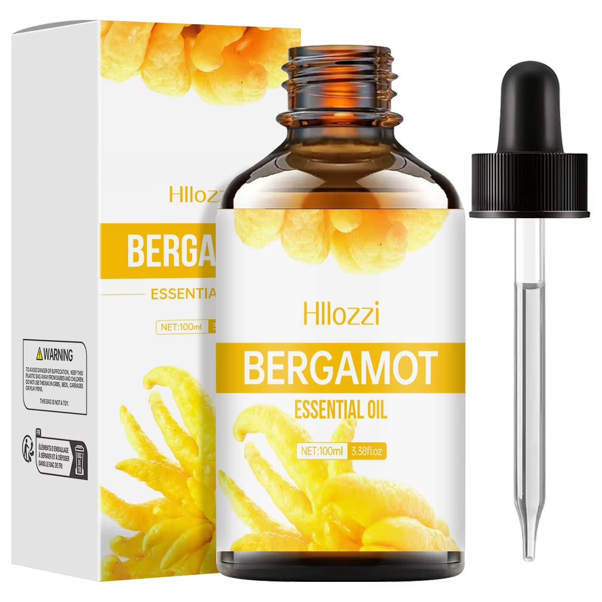 Aceite De Bergamota, Aceite Esencial Premium Para El Cuidado Del Cabello, Difusores Caseros, Piel, Spas, Masaje Y Humidificadores