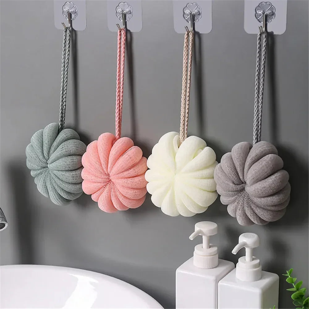 Bola De Burbujas Para Baño, Exfoliante, Malla De Ducha Suave, Esponja Espumosa, Limpiador De Piel Corporal, Herramientas De Limpieza, Accesorios De Baño