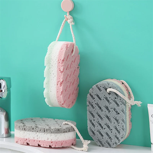 Bola de Baño Esponja Exfoliante – Masaje Corporal y Limpieza Profunda
