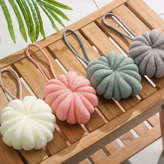 Bola De Burbujas Para Baño, Exfoliante, Malla De Ducha Suave, Esponja Espumosa, Limpiador De Piel Corporal, Herramientas De Limpieza, Accesorios De Baño