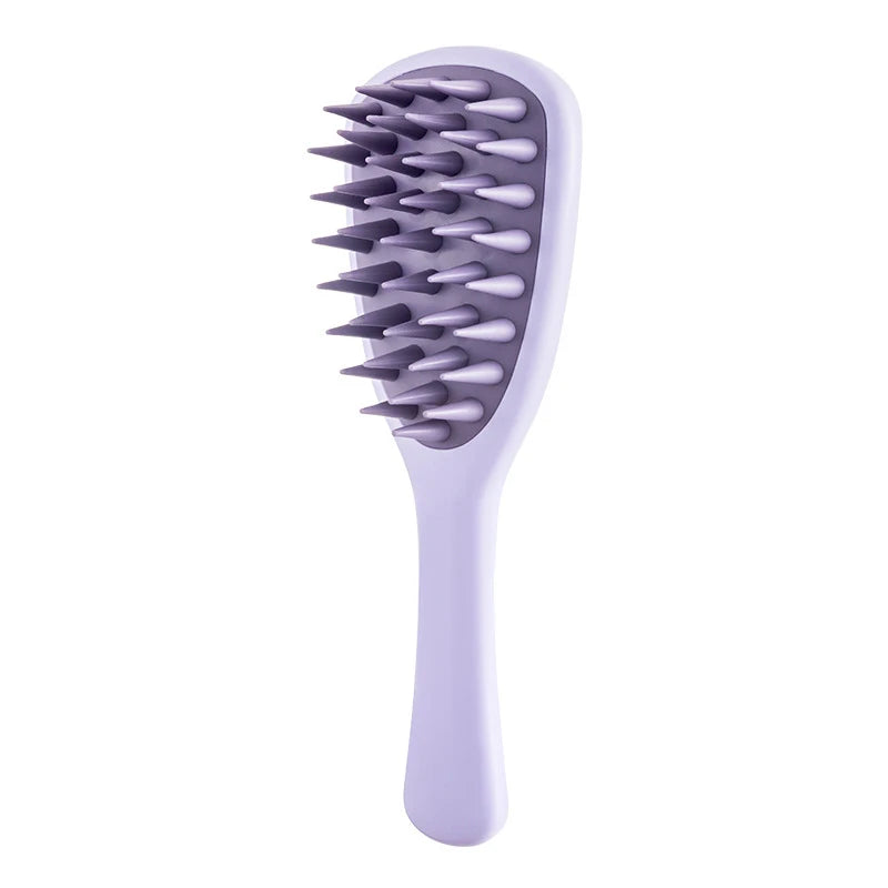 Cepillo De Champú De Mango Largo, Peine Para Masaje Del Cuero Cabelludo De Silicona, Cepillo Para Lavar El Cabello, Masajeador De Cabeza, Cepillo De Baño, Depurador Corporal, Accesorios Para El Cabello